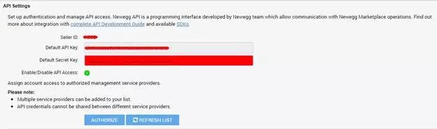 Newegg商家API授權流程更新！Newegg商家API授權具體操作步驟