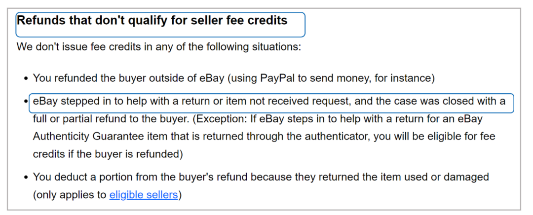 關於eBay春季賣家更新中費用問題