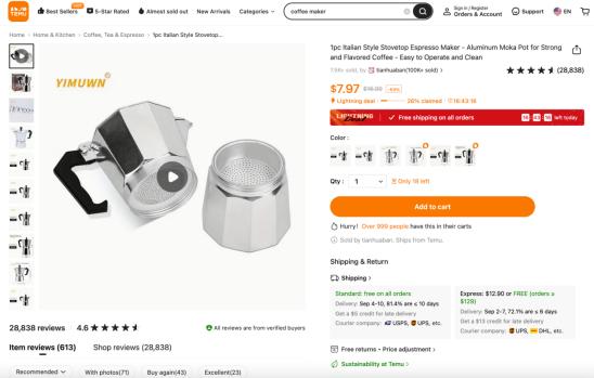外媒拿TEMU和 Amazon進行對比，海外消費者更青睞誰？