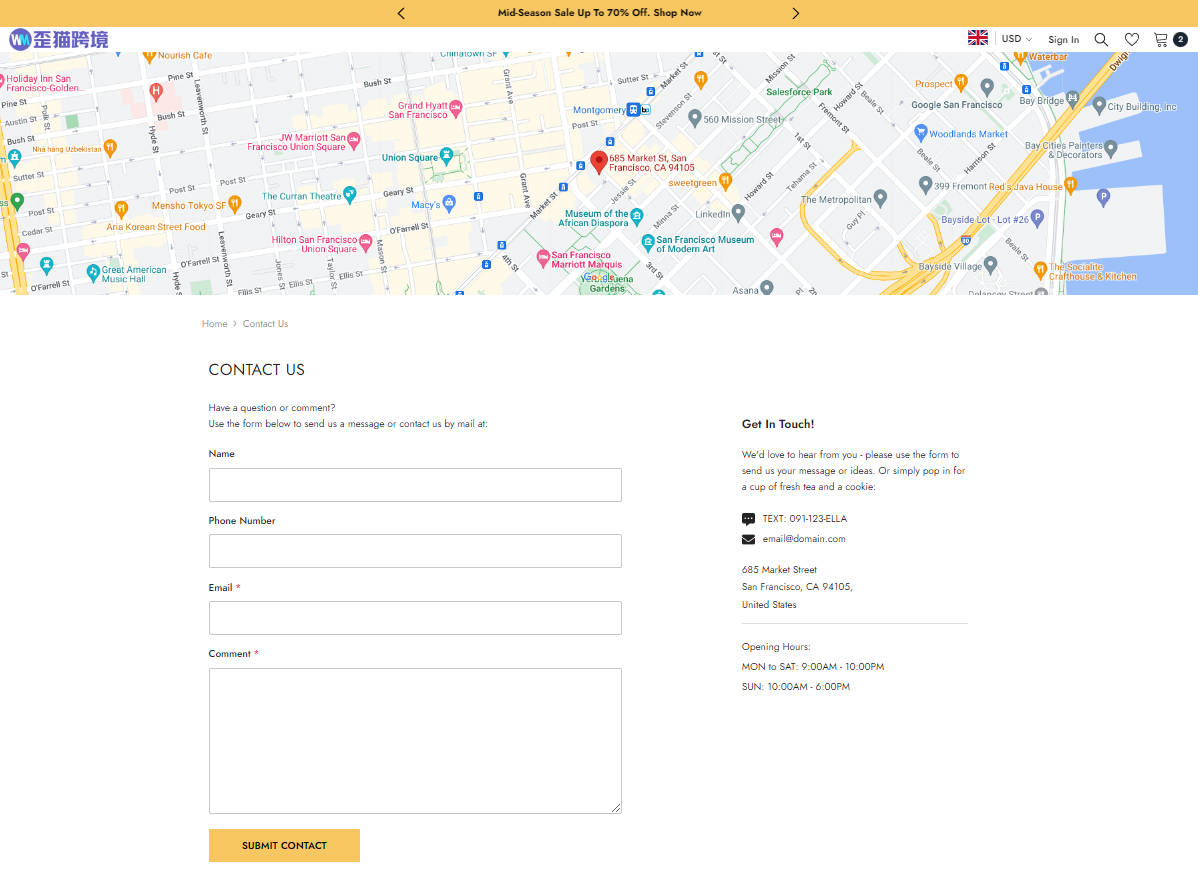 圖片[8]-Shopify 頁面的添加和管理 | 歪貓跨境 | WaimaoB2C-歪貓跨境 | WaimaoB2C