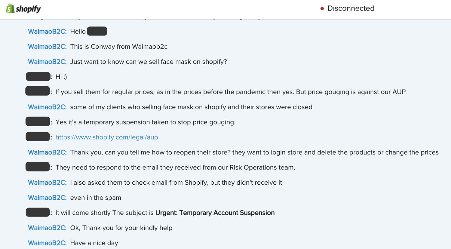 圖片[4]-Shopify獨立站賣口罩會封號？有可能 - Shopify已經開始對涉嫌“口罩價格欺詐”的賣家採取措施 | 歪貓跨境 | WaimaoB2C-歪貓跨境 | WaimaoB2C