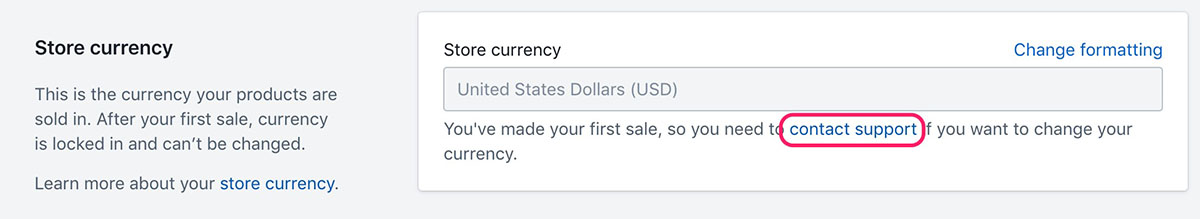 修改Shopify網站的貨幣單位