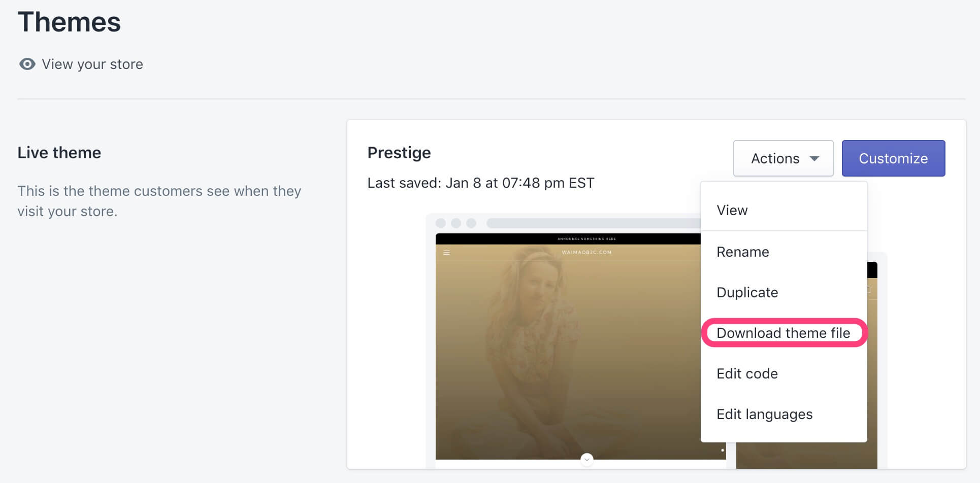 Shopify主題下載