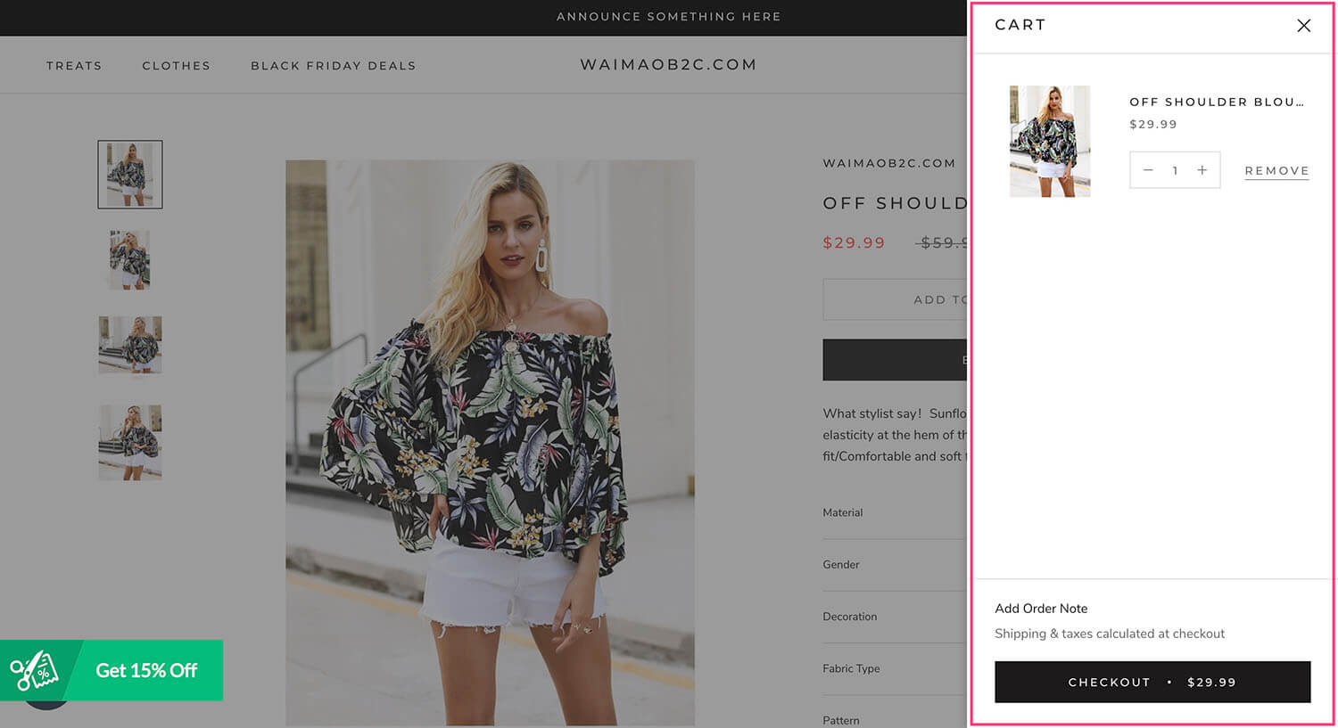 Shopify測試訂單