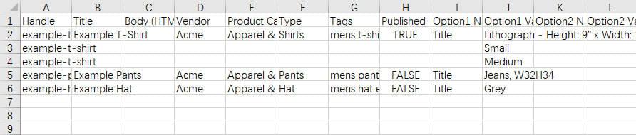 圖片[5]-如何使用表格爲Shopify批量上傳產品和編輯產品信息 | 歪貓跨境 | WaimaoB2C-歪貓跨境 | WaimaoB2C