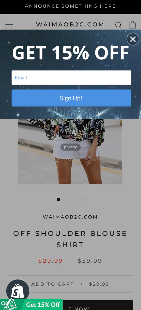 Shopify測試訂單