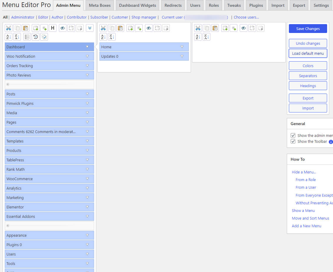 Admin Menu Editor Pro - 讓你的WooCommerce後臺菜單欄清新友好
