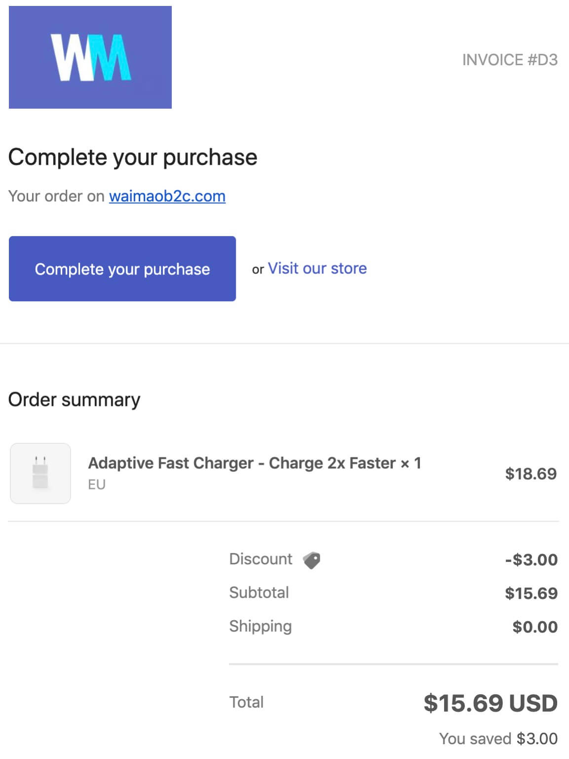Shopify草稿訂單