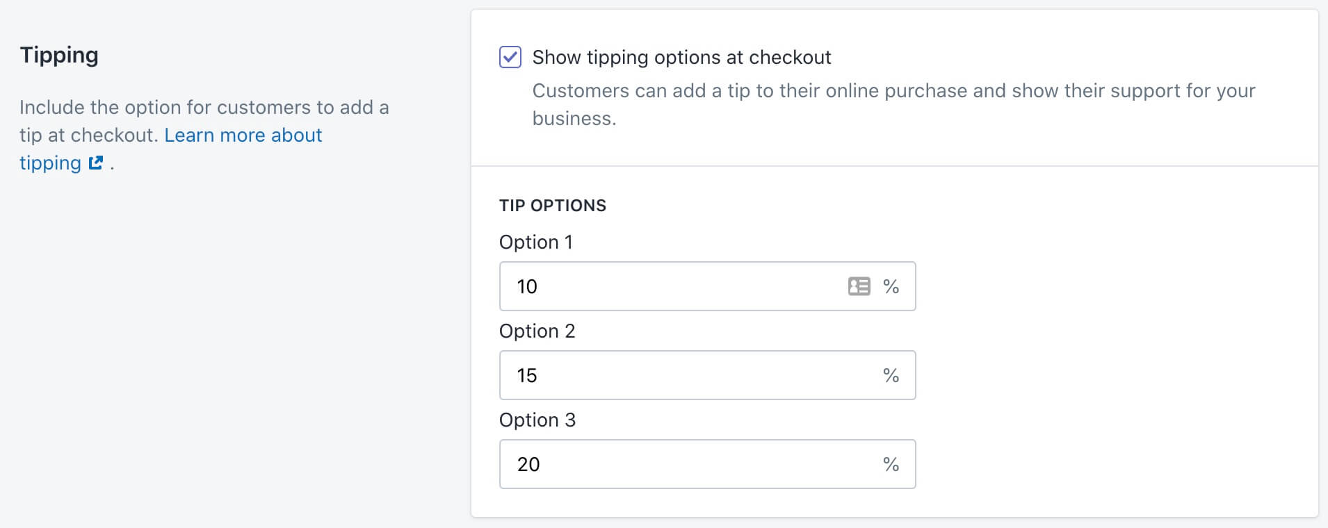 Shopify Checkout頁面添加小費功能