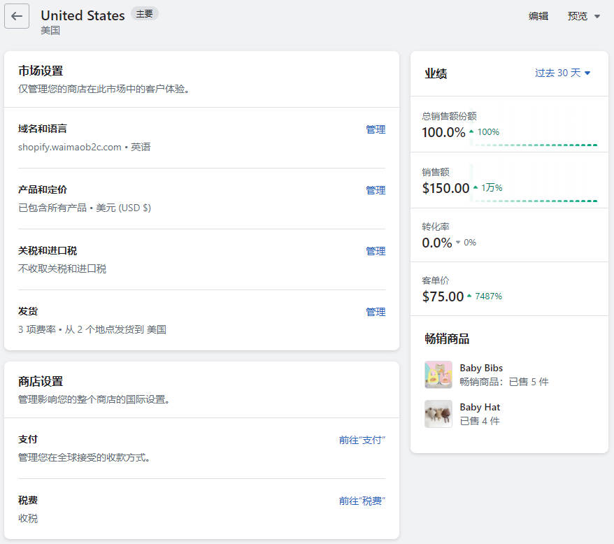 圖片[7]-Shopify Markets 市場設置 | 歪貓跨境 | WaimaoB2C-歪貓跨境 | WaimaoB2C