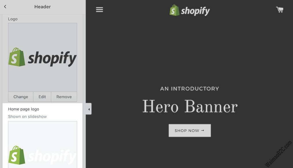 Shopify主題設置