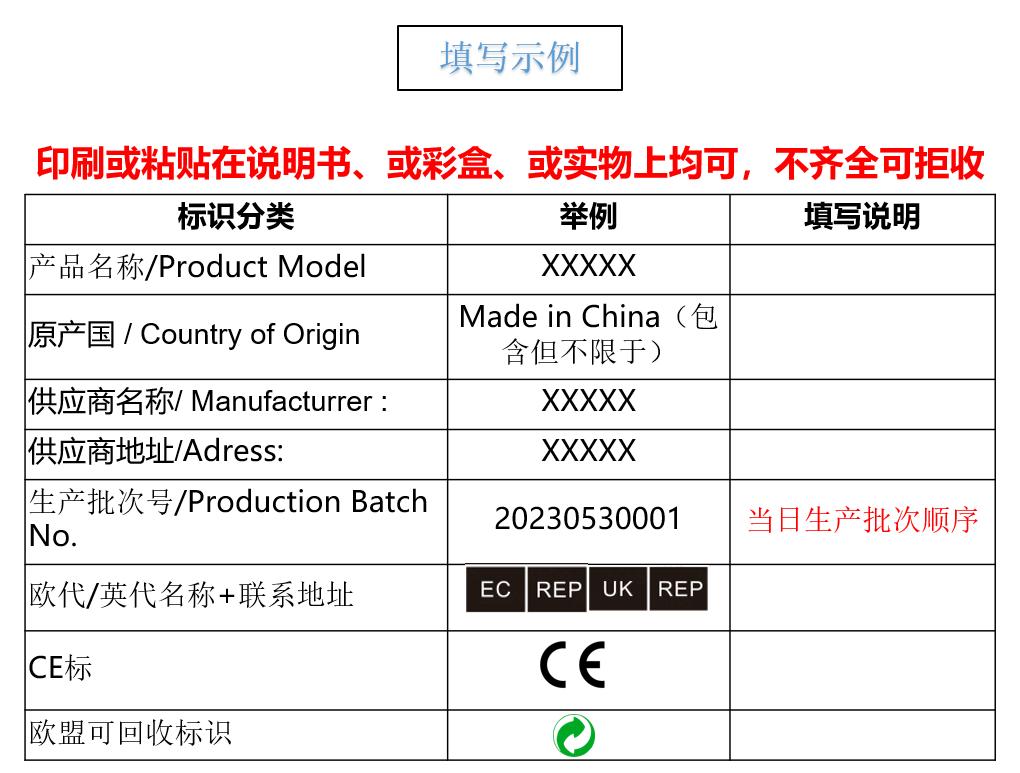 Temu平臺歐盟部分品類標籤指引