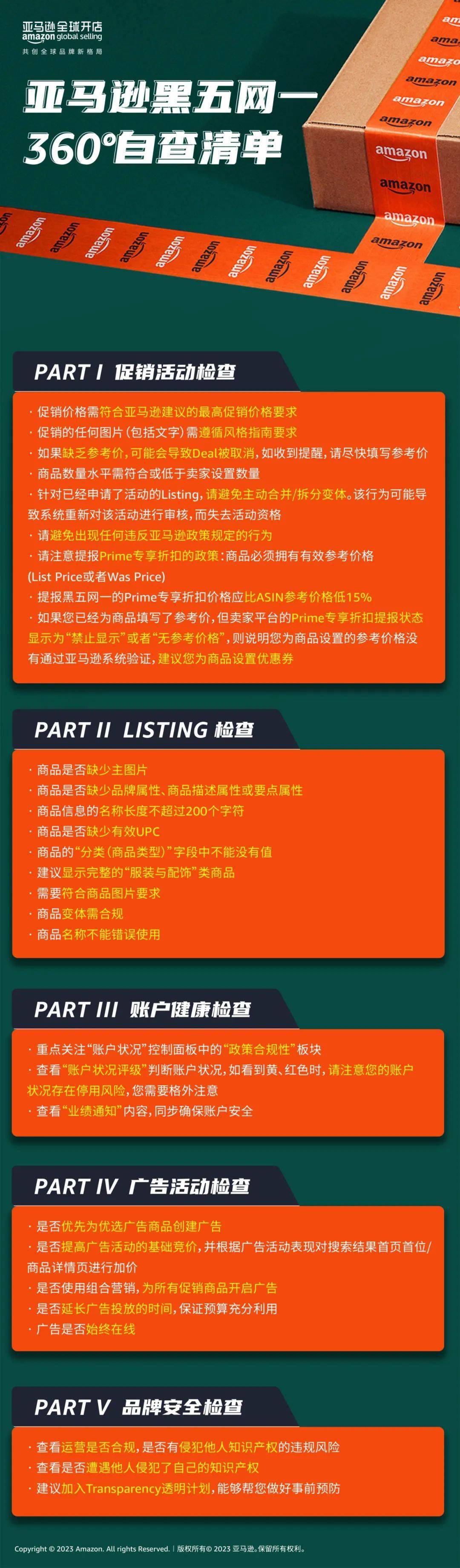 最後1周！亞馬遜黑五網一大促隱患排查，請即刻行動！
