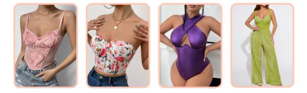 SHEIN官方|女裝熱招品類搶先看，魚骨、色丁、網紗類成衣急招中！