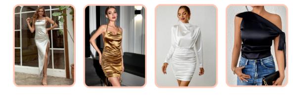 SHEIN官方|女裝熱招品類搶先看，魚骨、色丁、網紗類成衣急招中！