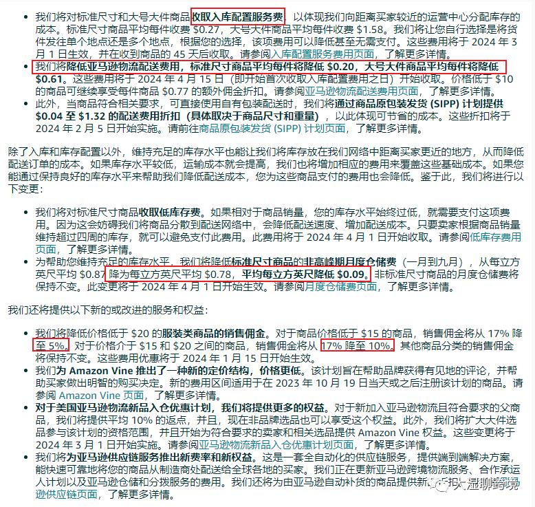 重磅更新！亞馬遜大幅度下調一大批費用！