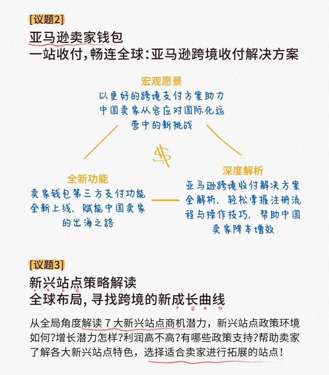 筆記都整理好了，3分鐘瞭解2023亞馬遜全球開店跨境峯會講了什麼
