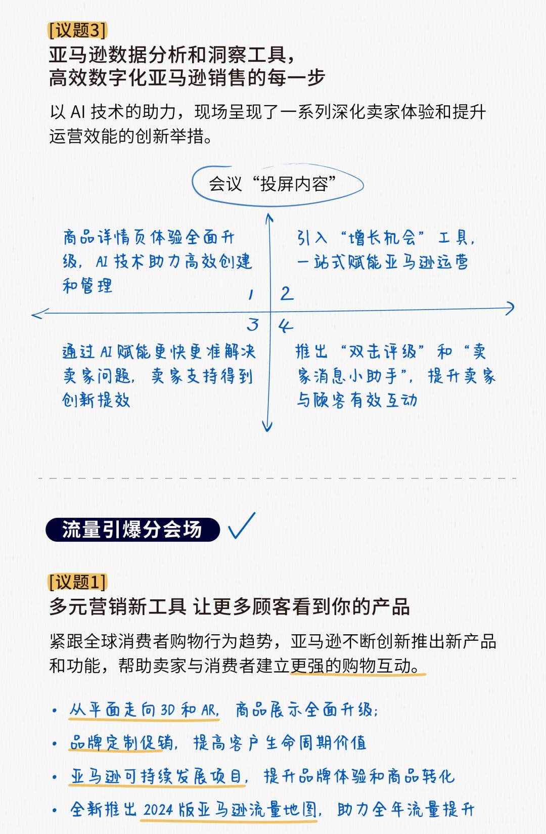 筆記都整理好了，3分鐘瞭解2023亞馬遜全球開店跨境峯會講了什麼