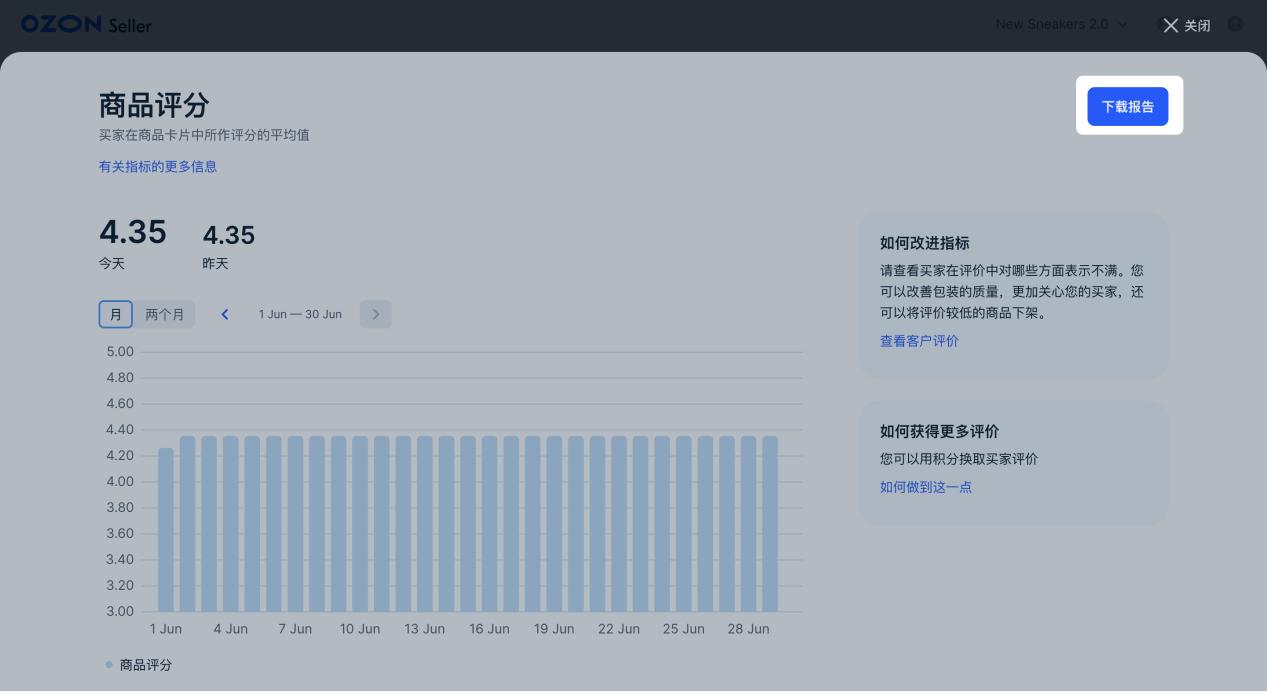 快速掌握Ozon下載評分報告的方法，改進您的商品評分數據