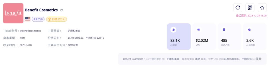 單場直播GMV近3萬美元！國際彩妝品牌貝玲妃如何在TikTok佈局“人貨場”直播運營策略？
