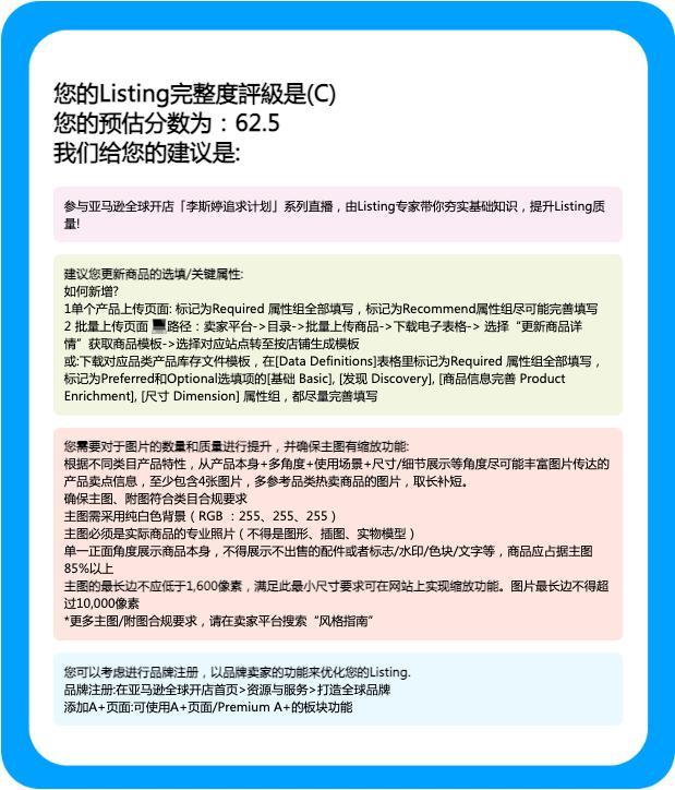 重要提醒｜亞馬遜新版Listing打分表即日起執行！立即自測分數
