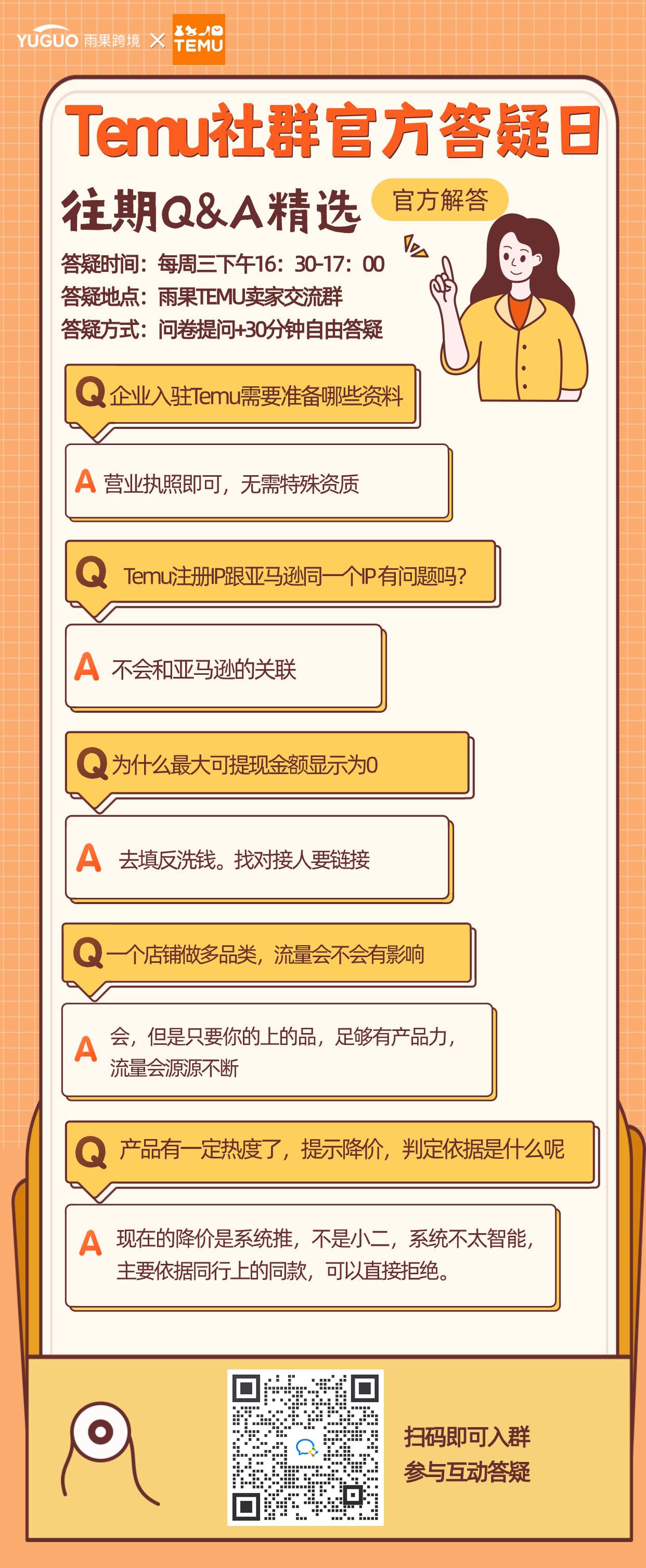 TEMU社羣官方答疑回顧，賣家熱議問題一網打盡（四）