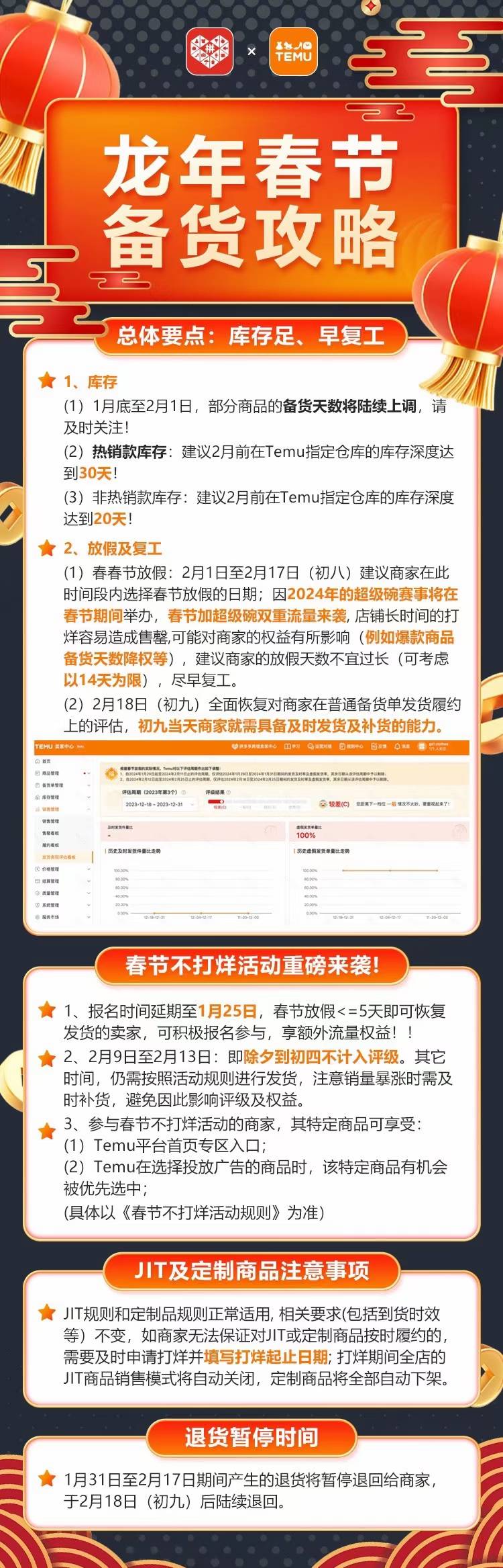 TEMU龍年備貨攻略及春節不打烊活動重磅來襲