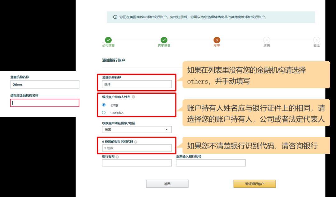 如何正確填寫亞馬遜開店註冊信息？