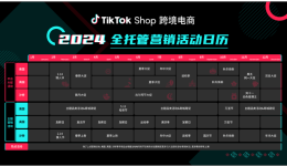 TikTok Shop官方發佈2024全託管營銷活動日曆!