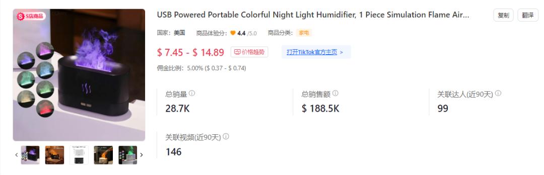 簌口水爆賣10萬單，小賺148萬！TikTok Shop美國小店(1.15-1.21)新榜