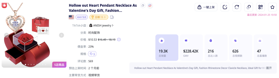 標籤曝光過億！多款紅色愛心爆品借情人節走紅TikTok！