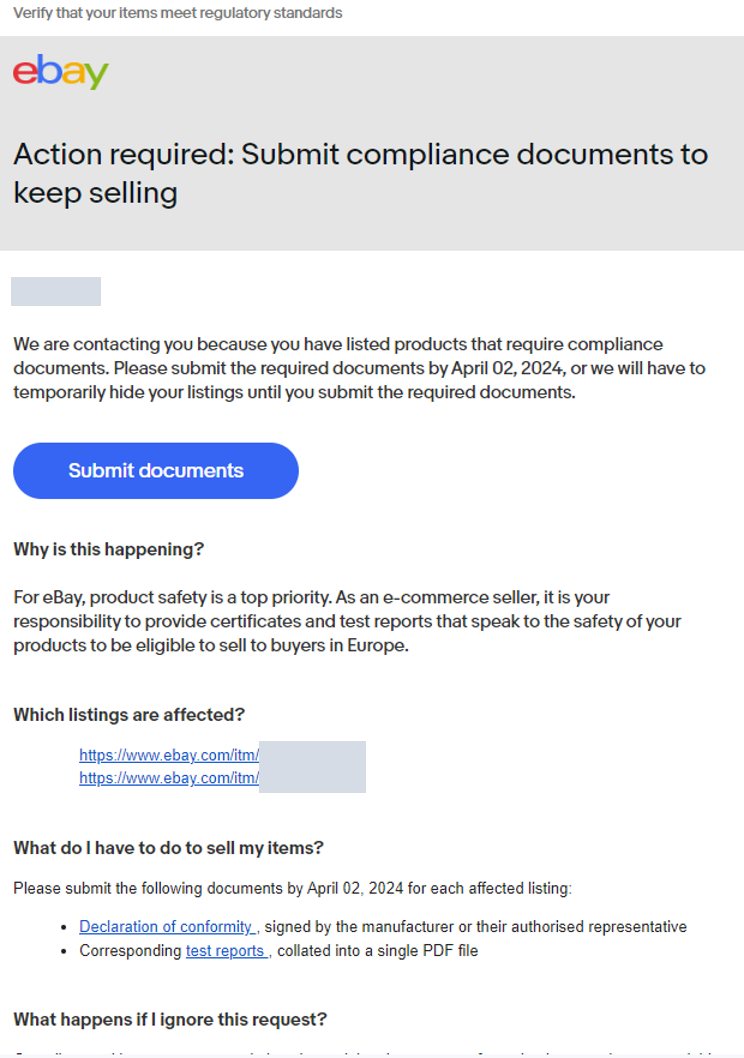 收到eBay CE認證檢查通知，請及時提交材料！常見問題全解答