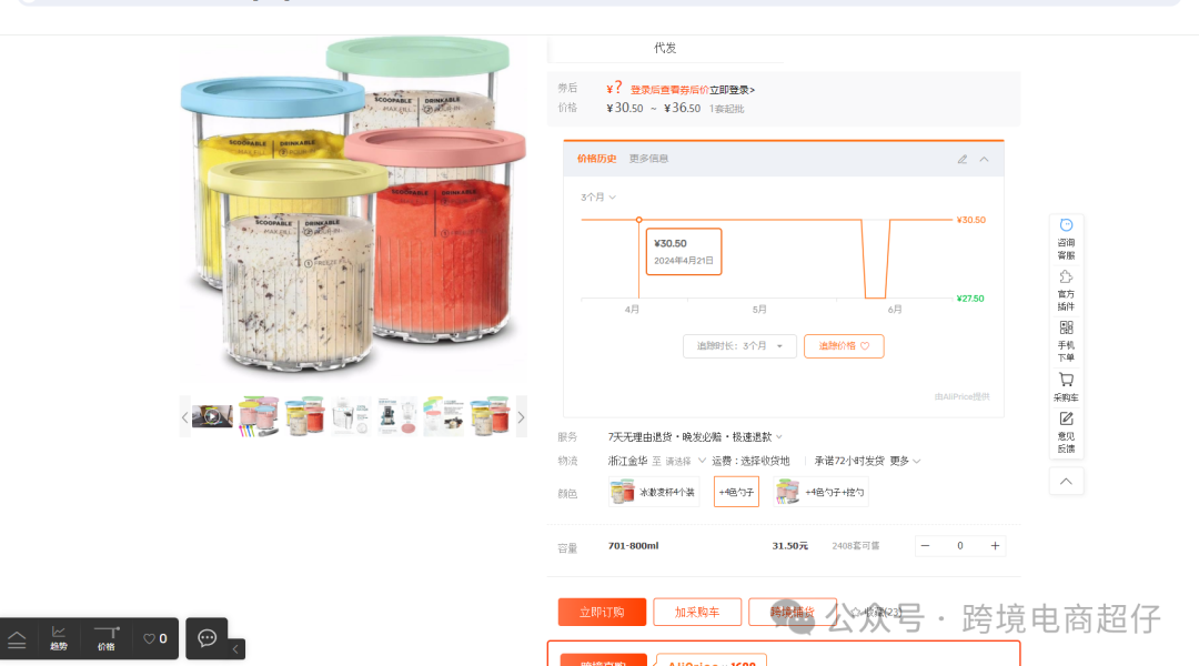 2024.06.25亞馬遜選品推薦（僅供參考）：冰激凌儲藏杯