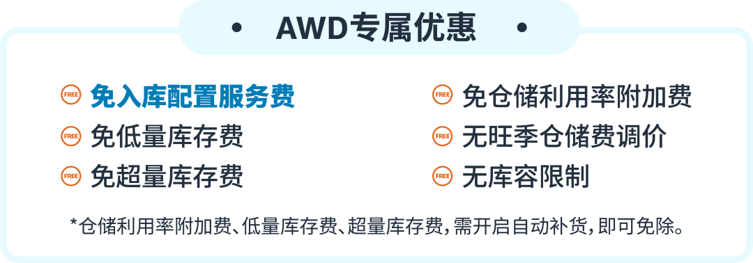 不改頭程，不分倉，也能免亞馬遜入庫配置服務費和低量庫存費