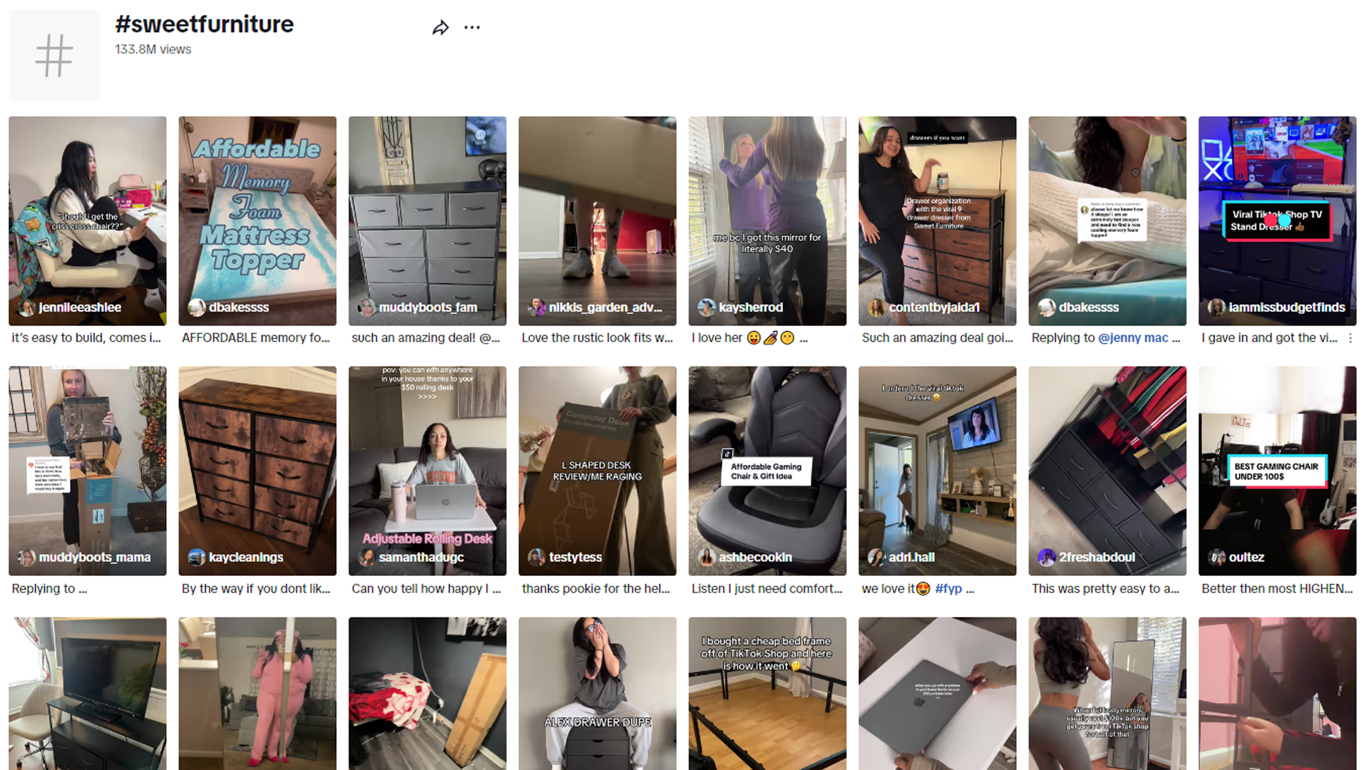 靠一把椅子成爲榜三？Sweet Furniture靠網紅營銷助力品牌曝光過億！