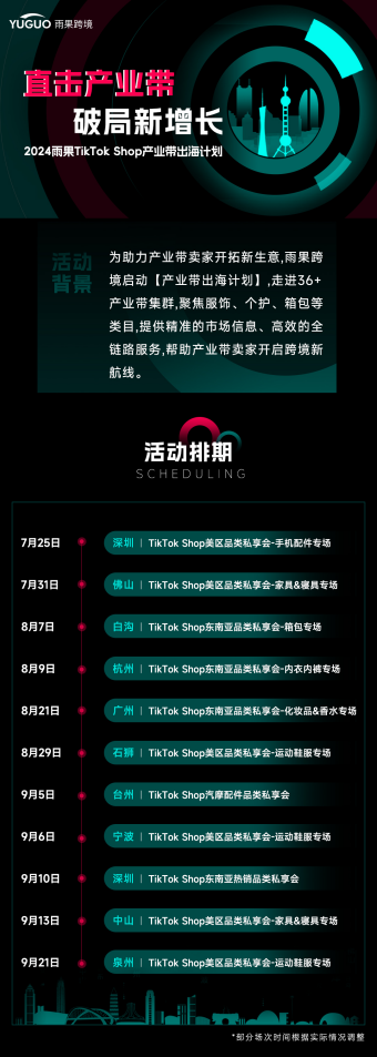 TikTok平臺帶領服務生態走進36+產業帶產業帶，官方合作伙伴限時招募！