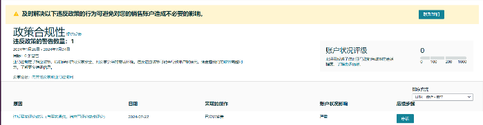 全體賣家請注意：這些行爲將觸發亞馬遜賣家賬戶違規標記！