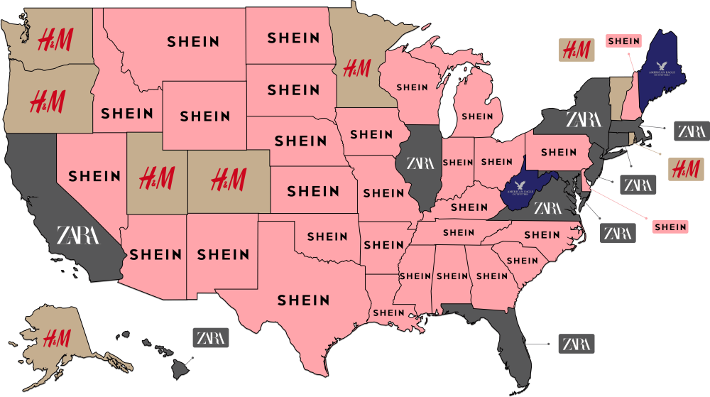 SHEIN成德國第四大服裝品牌