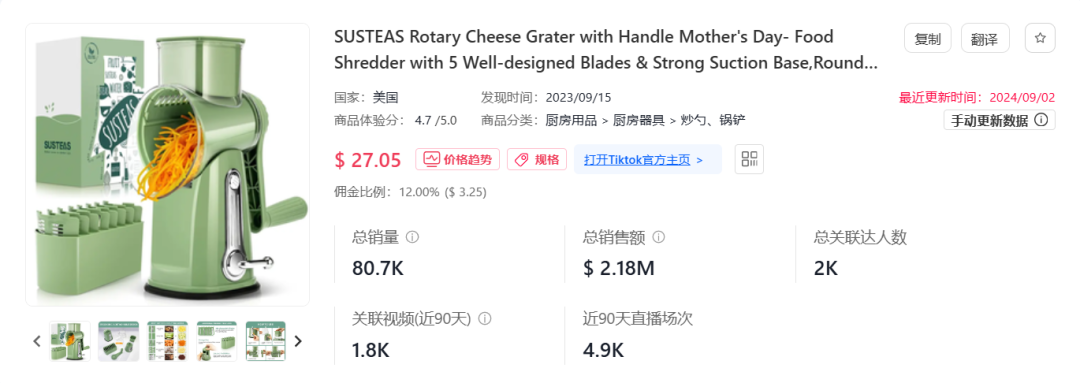 TikTok現象級熱潮：“黃瓜風潮”引領廚房器具銷售飆升至兩倍！