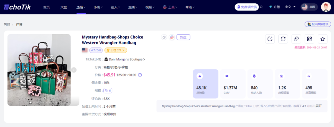 TikTok手袋界新寵：揭祕短時間內銷售額破百萬美元的爆款手提包！