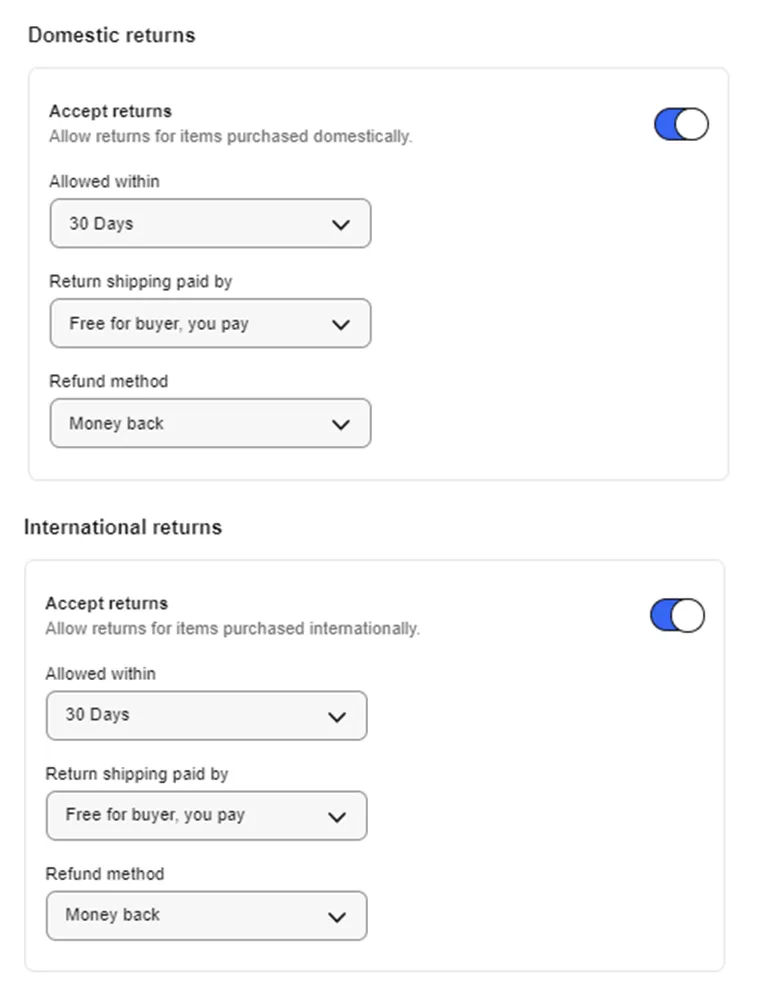 合理的設置退貨，提高旺季售後處理效率