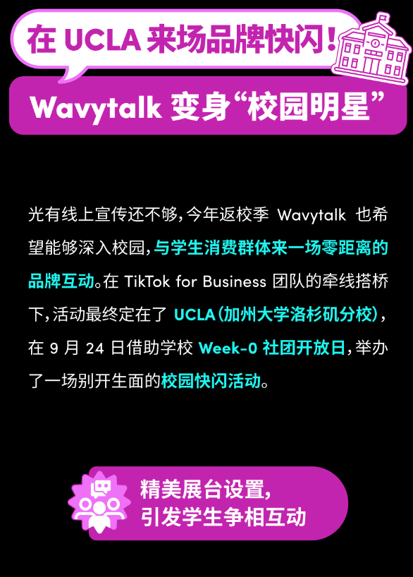 Wavytalk攜手達人，高校快閃引爆品牌季
