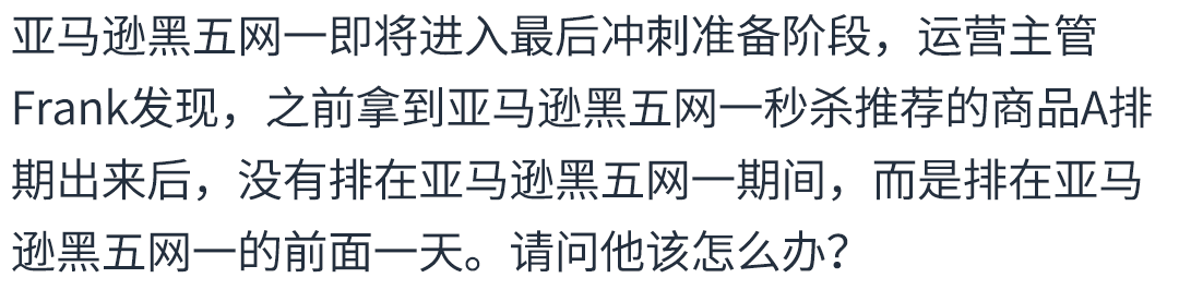倒計時！2024亞馬遜黑五網一衝刺前的30項檢查，請立即行動！