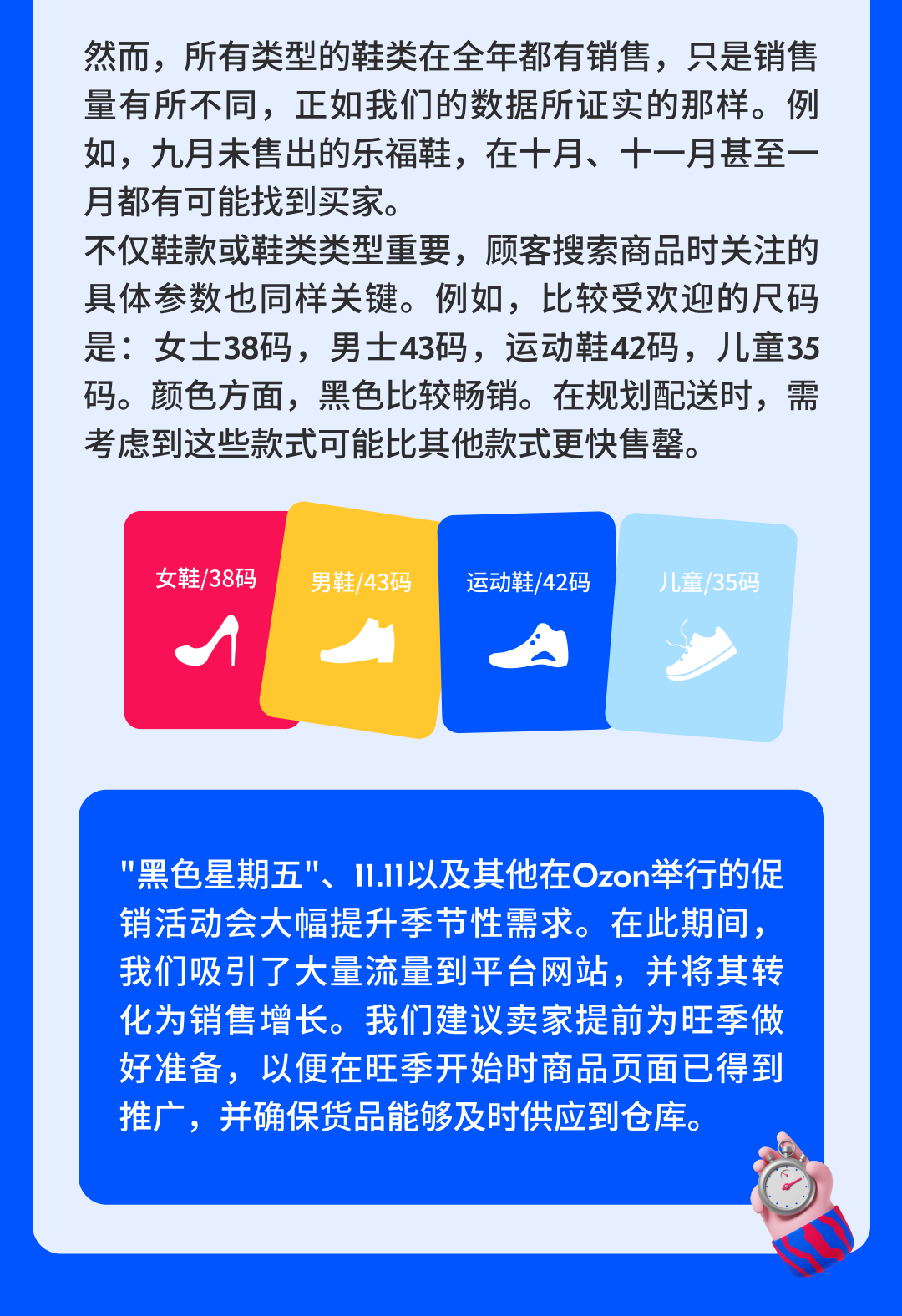 Ozon官方品類經理揭密旺季鞋類熱銷品