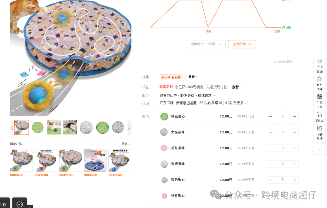 2024.12.02亞馬遜選品推薦（僅供參考）：貓咪玩具