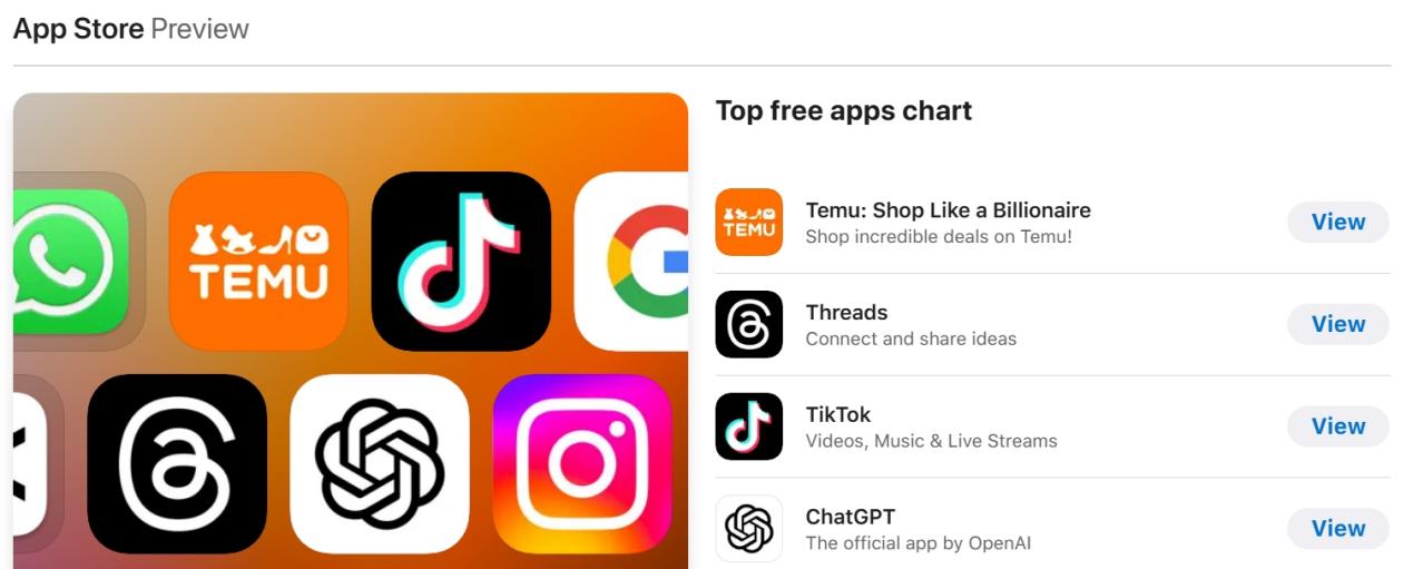 蟬聯美國年度下載榜首！Temu能取代TikTok在美國的地位嗎？
