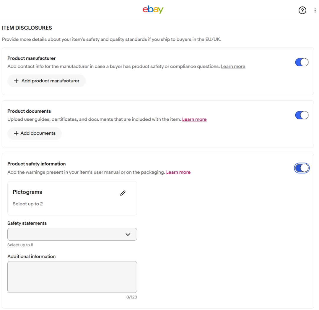 GPSR已生效！如何將相關信息上傳至eBay平臺，一篇說清楚！