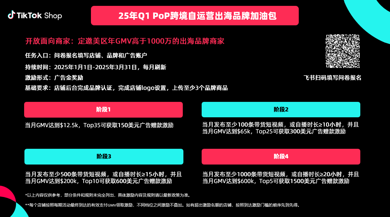 重磅！TikTok Shop「美區跨境商家激勵政策」正式發佈