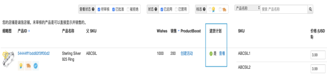 關於Wish的退貨項目須知