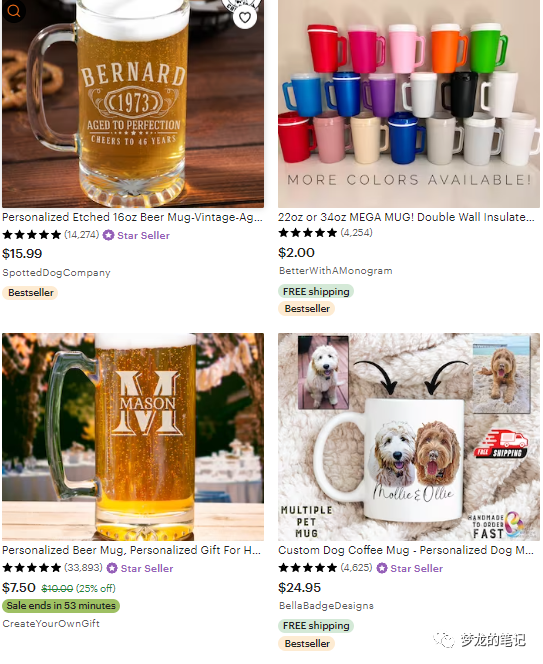 Etsy 5月份爆單的產品 2023.05